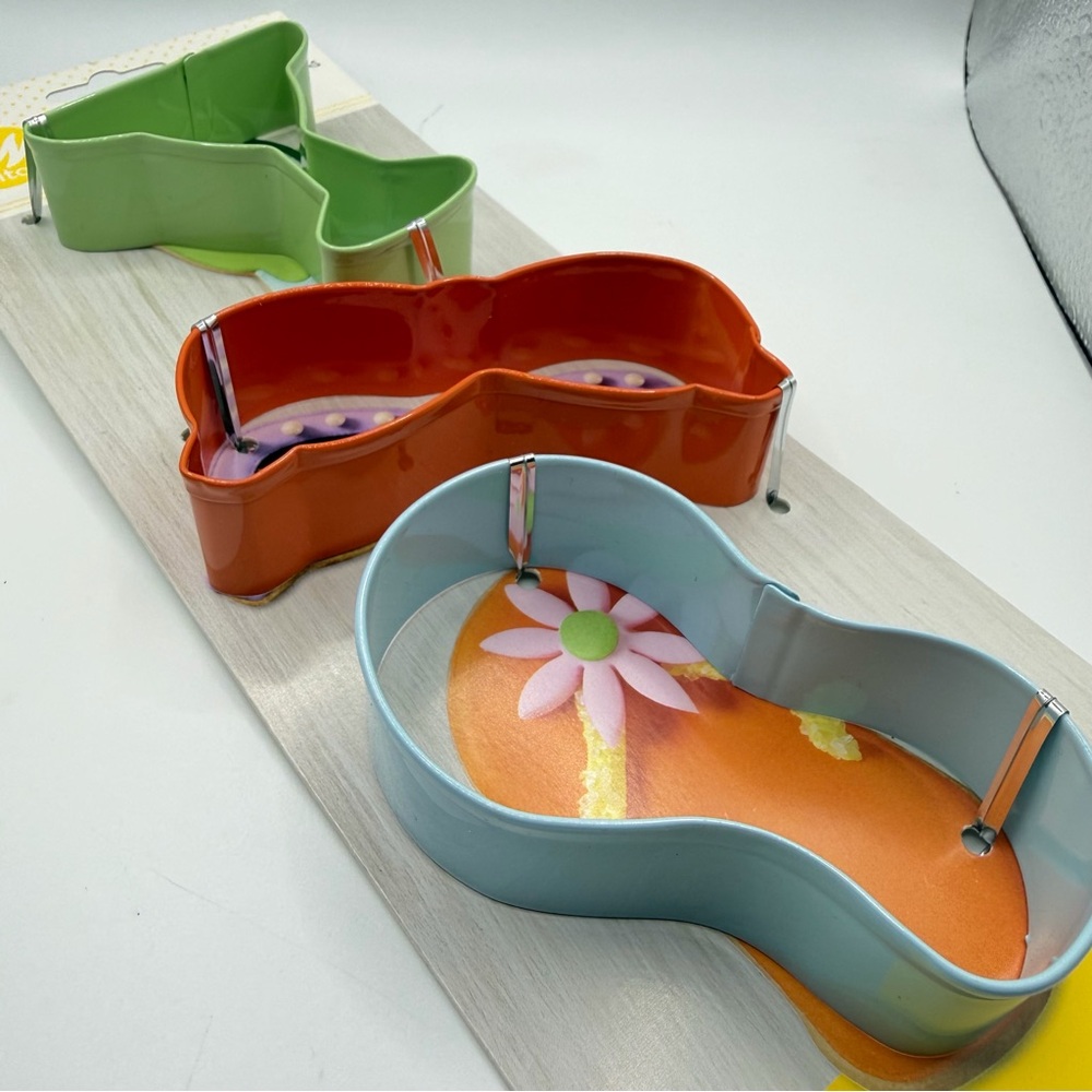 Wilton summer theme cookie cutters Sunglasses Margarita Glass Flip Flop Sandals
